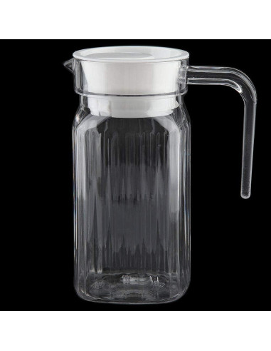 Jarra Acrílica Tbest 500ml con Tapa - Jarra Transparente para Bebidas