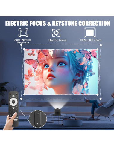 Proyector Inteligente Alwtniet HY450 4K 700 ANSI Android 13