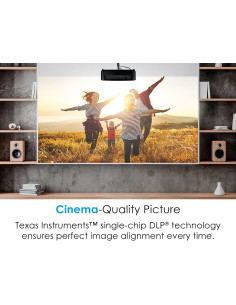 Proyector Optoma HD146X 1080p 3600 Lúmenes para Cine y Juegos 2