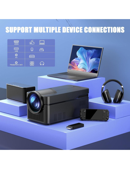 Proyector Inteligente Alwtniet HY450 4K 700 ANSI Android 13