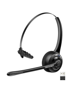Auricular Inalámbrico TECKNET HS004 Bluetooth 5.2 con Micrófono