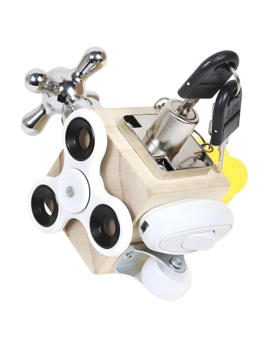 Cubo de Actividades Montessori Twood 7 en 1 para Niños