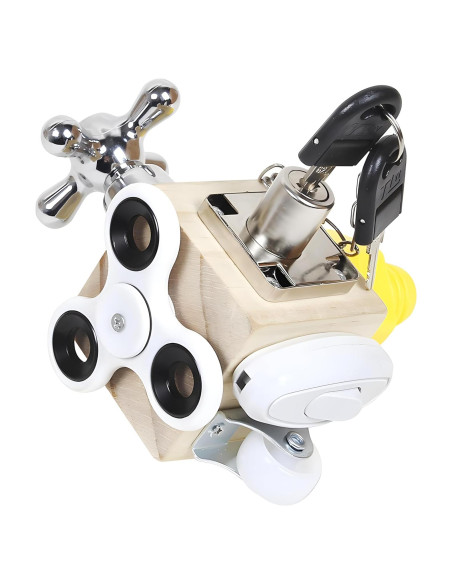 Cubo de Actividades Montessori Twood 7 en 1 para Niños