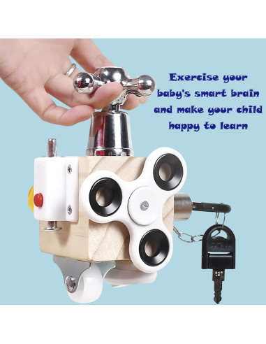 Cubo de Actividades Montessori Twood 7 en 1 para Niños