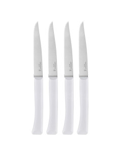 Set de 4 cuchillos de steak Opinel Bon Appetit Nube - Acero inoxidable