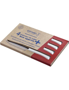 Set de 4 cuchillos de steak Opinel Bon Appetit Nube - Acero inoxidable 2