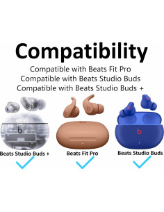 Puntas de Oído A-Focus para Beats Studio Buds y Fit Pro - 6 Pares 2