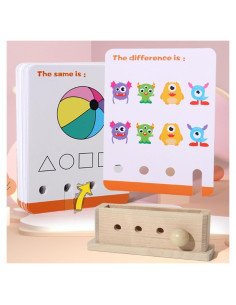 Tarjetas Didácticas Montessori Meifannao 40PCS para Niños 4-6 Años