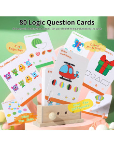 Tarjetas Didácticas Montessori Meifannao 40PCS para Niños 4-6 Años 2