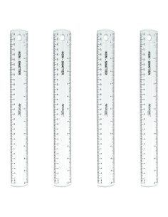 Regla Flexible a Prueba de Rotura Westcott 30.48 cm - Paquete de 4