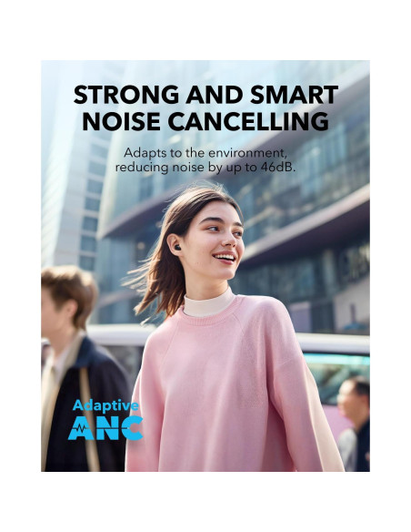 Auriculares Inalámbricos Anker Soundcore A30i, Cancelación de Ruido, 24H