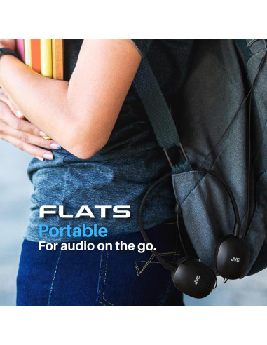 Auriculares JVC HAS160 Flats On-Ear con cable 30mm - Plegables