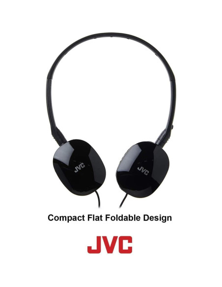 Auriculares JVC HAS160 Flats On-Ear con cable 30mm - Plegables