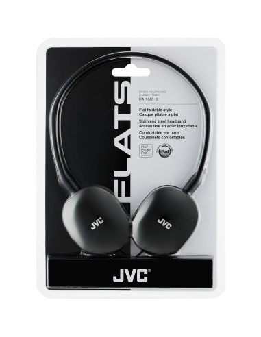 Auriculares JVC HAS160 Flats On-Ear con cable 30mm - Plegables