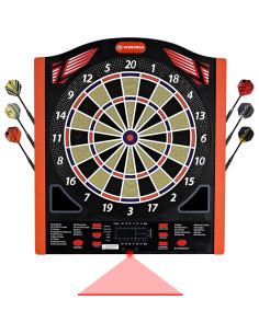 Diana Electrónica Profesional Win.Max WMG42450, 34 Juegos, 350 Modos, 12 Dardos 2