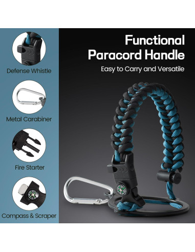 Botella de Agua Aislada 0.91L ICIOI - Frío 48h, Caliente 24h