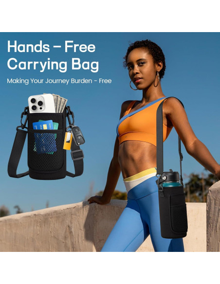 Botella de Agua Aislada 0.91L ICIOI - Frío 48h, Caliente 24h