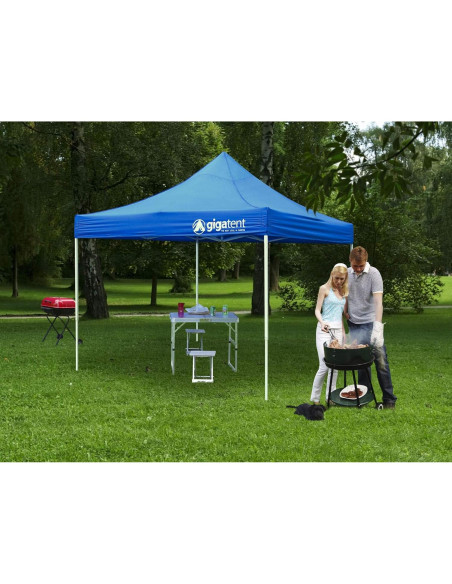 Carpa GigaTent Clásico 3x3m Altura Ajustable 330cm Blanca