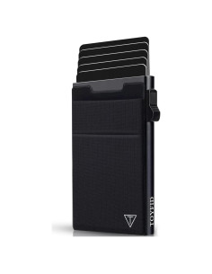 Billetera Delgada TOYFID con Bloqueo RFID para Hombres - Negro