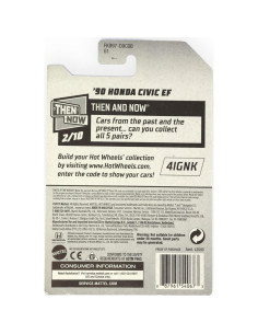 Hot Wheels Honda Civic EF '90 Entonces y Ahora 2/10 2