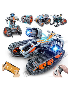 HOGOKIDS Set de Construcción 5 en 1 RC con Luz LED 604 Piezas