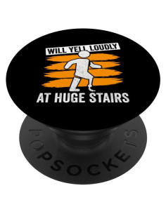 PopSockets PopGrip Estándar Negro para Prótesis de Pierna