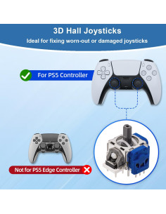Kit de Reparación Joystick Analógico Hall 3D Wigearss PS5 2