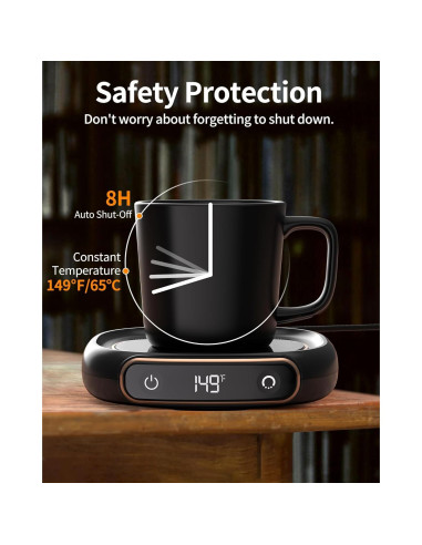 Calentador de Tazas LERAT M316 con Apagado Automático y 3 Temperaturas