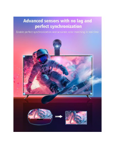 Iluminación LED de fondo Echosari para TV 55-65" RGB 2