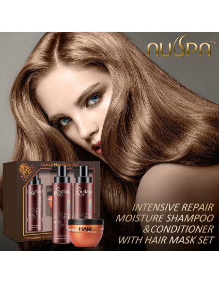 Conjunto de Cuidado del Cabello Nuspa con Aceite de Argán 1.37kg Conjunto de Cuidado del Cabello Nuspa con Aceite de Argán 1.37kg