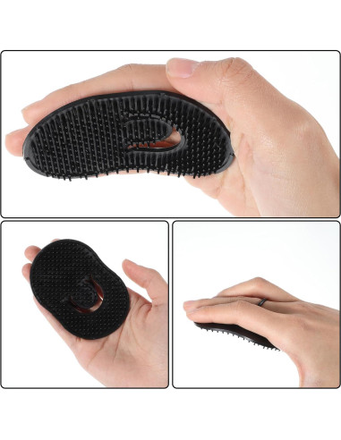 12 Peines de Masaje de Bolsillo Wanmu para Hombres Calvos