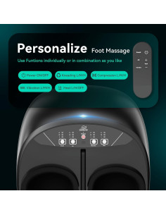 Masajeador de pies Snailax SL-527RC con calor y vibración 2