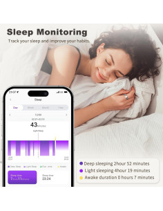 Anillo Inteligente de Salud Hunan - Monitoreo Sueño y Fitness 2