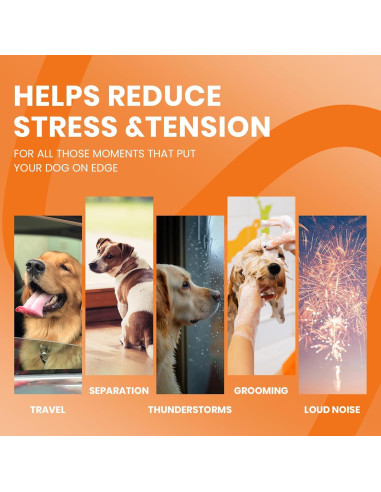 Golosinas Calmantes HOOLOO para Perros - 120 Unidades Sabor Pollo