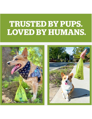 Bolsas Compostables Pogi para Desechos de Mascotas - 250 Unidades