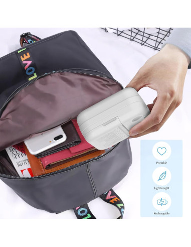 Impresora Térmica de Etiquetas CREECHWA D Portátil Bluetooth 200dpi