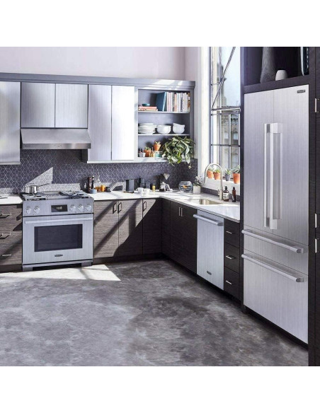 Papel Contacto Autoadhesivo YENHOME 61x299 cm Acero Inoxidable Plateado