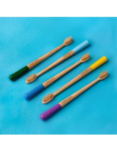 Cepillos de Dientes de Bambú Superbee - Paquete de 5 - Cerdas Suaves 2