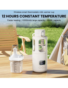 Calentador de Botellas Portátil Dollox 12oz 10000mAh Inalámbrico 2