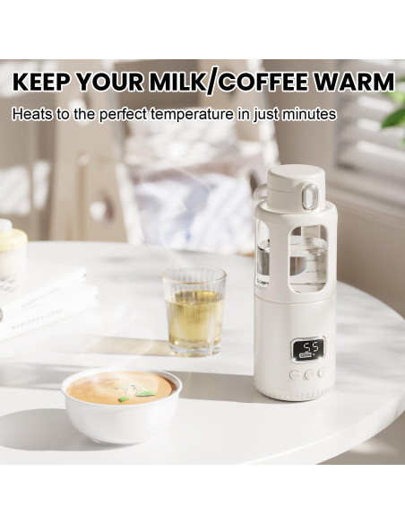 Calentador de Botellas Portátil Dollox 12oz 10000mAh Inalámbrico