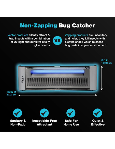 Trampa de Luz UV Catchmaster Plasma One para Moscas 131.5 m