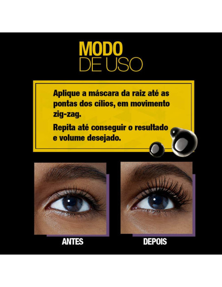 Máscara de Pestañas Maybelline Colossal Waterproof 9.73 ml Máscara de Pestañas Maybelline Colossal Waterproof 9.73 ml