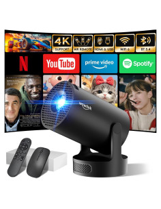 Mini Proyector Wowlink W210 4K 1080P WiFi 6 Bluetooth 5.4