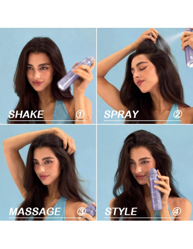 Champú Seco Voluminizador Spes 180 ml - Sin Residuo Blanco