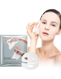 Mascarilla Facial de Colágeno WFWJ Lifting Antiarrugas 5pcs 2