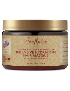 Paquete SheaMoisture: Mascarilla Hidratante 326 g + Mousse Rizos 213 g