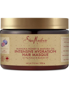 Paquete SheaMoisture: Mascarilla Hidratante 326 g + Mousse Rizos 213 g 2