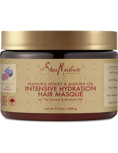 Paquete SheaMoisture: Mascarilla Hidratante 326 g + Mousse Rizos 213 g