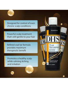 Champú Anticaspa DHS 680 ml - Cuidado Cuero Cabelludo Psoriasis 2