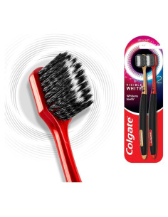 Cepillo de dientes manual Colgate Visible White O2 - 2 piezas